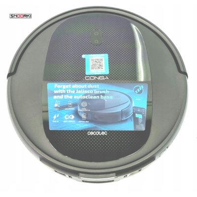 CECOTEC  Conga Perfect&Clean Connect&eacute; Aspirateur Robot Titane