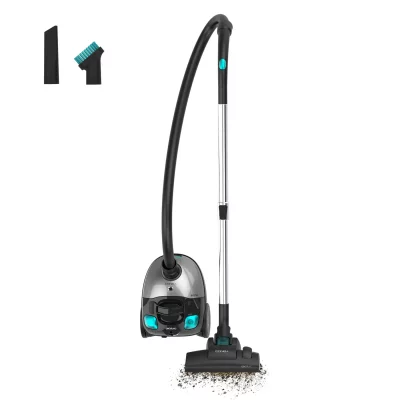 CECOTEC  Conga Powerbag 2000 Compact Plus - Aspirateur tra&icirc;neau 800W 16 kPa sac 2L filtre HE