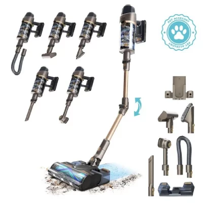 CECOTEC  Conga Rockstar 12500 Stellar AquaPet Flex Balai/Aspirateur &agrave; main sans fil 29,6 V 700 W