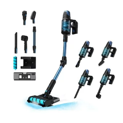 CECOTEC  Conga Rockstar 8500 Infinity ErgoWet Animal T Aspirateur balai 4 en 1 680 W Noir/Bleu