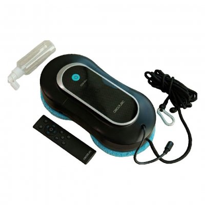 CECOTEC  Conga Windroid 1090 Robot lave-vitres connect&eacute; 3-en-1 &agrave; double jet avec application, noir