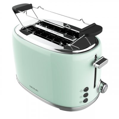 CECOTEC  Grille-pain vertical Toast&Taste 1000 Retro Double Green
