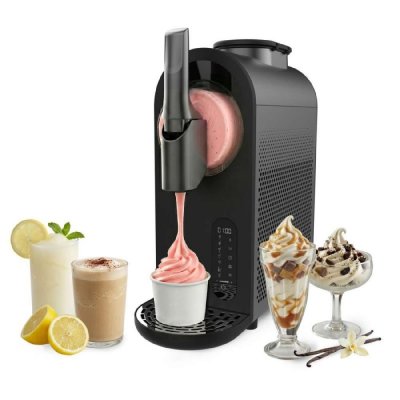 CECOTEC  Machine &Agrave; Glace Et Granit&eacute; Twist&ice Cream B. 1,5 L, Contr&ocirc;le Tactile, 9 Modes Automatiques.