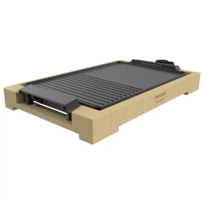 CECOTEC  Plancha Grill Electrique Tasty&Grill 2000 Bamboo