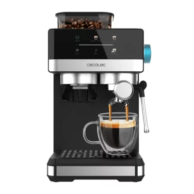 CECOTEC  Power Espresso 20 Grind Semi-automatique Machine &agrave; expresso 1,7 L