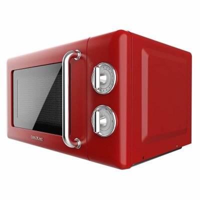 CECOTEC  ProClean 3010 Micro-ondes R&eacute;tro 20L 700W Rouge