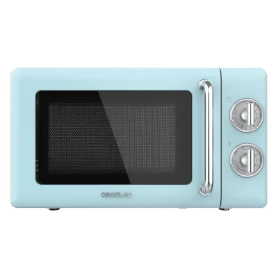 CECOTEC  ProClean 3110 Micro-ondes R&eacute;tro avec Grill 20L 700W Bleu