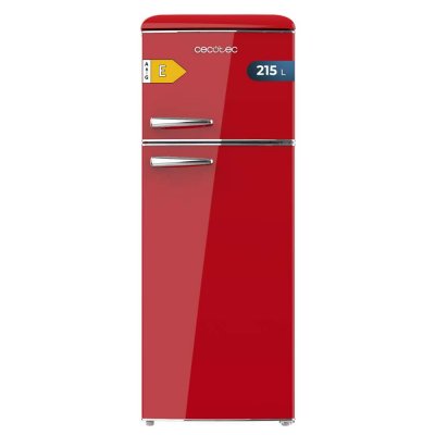 CECOTEC  - Retro 2D Origin Red mini r&eacute;frig&eacute;rateur, capacit&eacute; of 85L, classe e, led int&eacute;rieur.