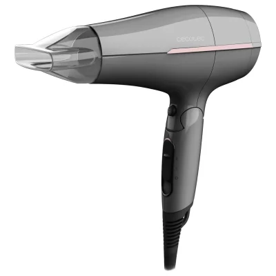CECOTEC  S&egrave;che-cheveux de Voyage IoniCare Power&Go Heaven Grey. 2000W 2 Temp&eacute;ratures 2 Vitesses