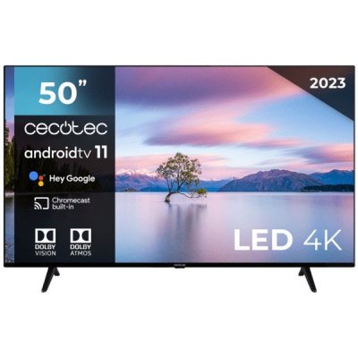 CECOTEC  TV LED 50"" Smart TV A1 Series ALU10050. 4K UHD, Android 11,