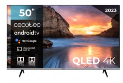 CECOTEC  TV QLED 50"" Smart TV V1 Series VQU10050. 4K UHD, Android 11,