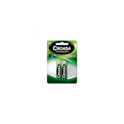 CEGASA  Piles Aa Rechargeables 1x2 One Size Green / Silver
