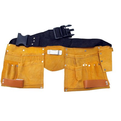  Ceinture porte outils en cuir 11 poches