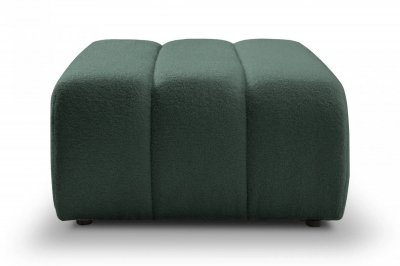 CASANOVA PARIS Celeste - Pouf En Tissu Bouclette Vert 75x82x41