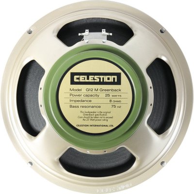 CELESTION  G12M Greenback Greenback haut-parleur guitare 12"" 25W 8 ohm