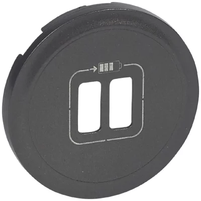 LEGRAND C&eacute;liane enjoliveur prise usb double graphite - 067956 - 