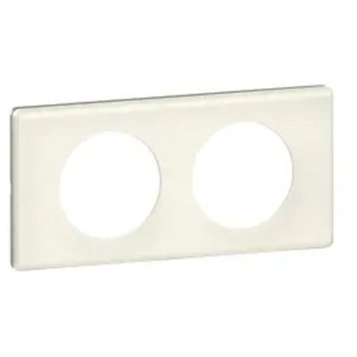 LEGRAND C&eacute;liane plaque mati&egrave;res double songe (porcelaine) - 069352 - 