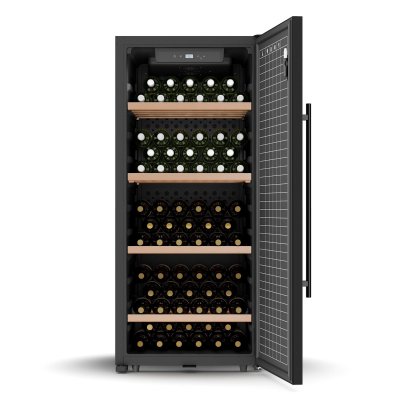  Cellar Max Cave &agrave; vin 114 bouteilles Compresseur 238 L 5 - 20 &deg;C Clayettes en bois 