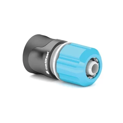 CELLFAST  raccord rapide pour tuyau avec arr&ecirc;t d',eau ergo 1/2",