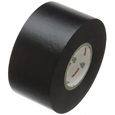 CELLPACK  145771 Ruban isolant No. 128 noir (L x l) 25 m x 38 mm