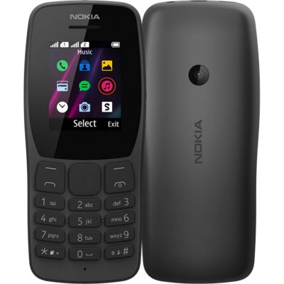 NOKIA Cellulare per anziani 110 1,77 QQVGA Nero