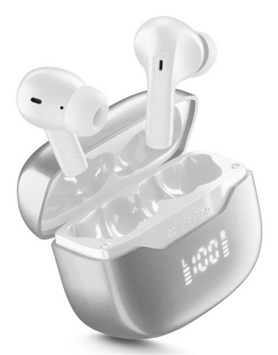 CELLULARLINE  8018080491870 Casque Sans fil Ecouteurs Appels/Musique Bluetooth Blanc