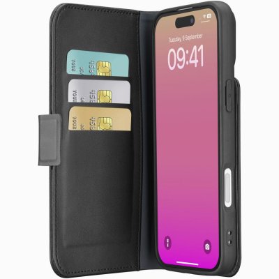 CELLULARLINE  Book Agenda - Cover Custodia A Libro Per Apple Iphone 17 Nero