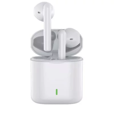 CELLY  Buz WH Casque Bluetooth sans fil avec &eacute;tui de chargement Blanc