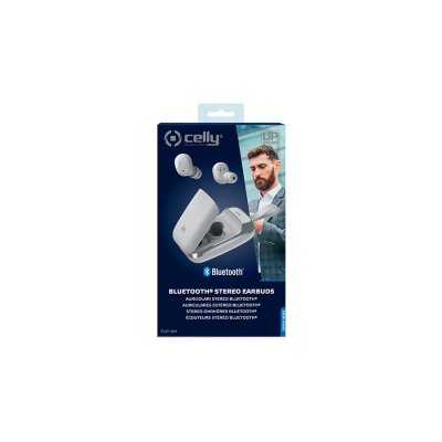 CELLY  Flip1 Bluetooth Stereo Wireless Headphones Blanc