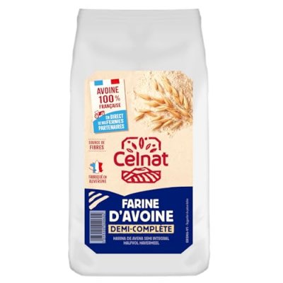 CELNAT  Harina de Avena Semi Integral Bio 500g