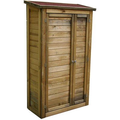 CEMONJARDIN C&eacute;monjardin - Armoire de rangement en bois Lisboa grand mod&egrave;le