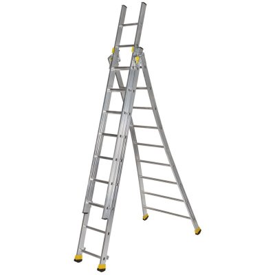 CENTAURE  - Echelle transformable 3 plans T3 3m60/8m10