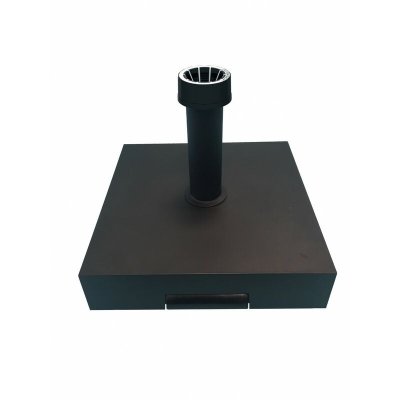 CENTRALE BRICO  Pied de Parasol lest&eacute; Noir, 40 kg