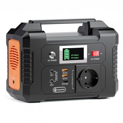 FLASHFISH Centrale &eacute;lectrique portable  e200 200 w, batterie lithium 151 wh, pour camping-car