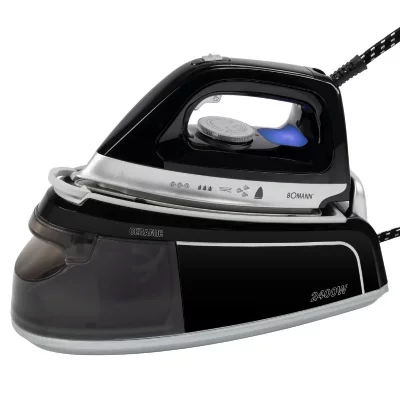 BOMANN Centrale vapeur avec semelle en c&eacute;ramique 3,5 Bar Noir DBS6034CB-Noir 
