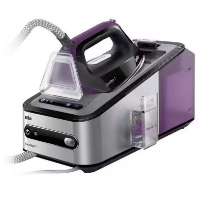 BRAUN Centrale Vapeur  CareStyle 7 Pro IS7144BK 2400 W Violet et Noir 