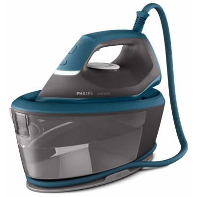 PHILIPS Centrale Vapeur - Psg2001/80 - S&eacute;rie 2000 - 6bars - 1,4l - Gris/bleu