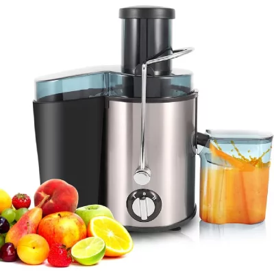 VENDOS85 Centrifugeuse &eacute;lectrique 400 W en acier inoxydable - Neuf