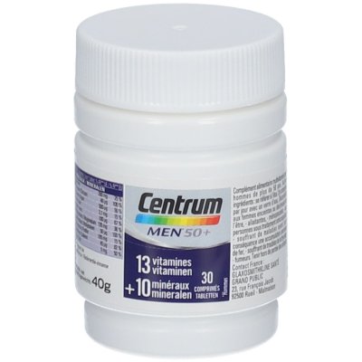 CENTRUM  Men 50+ X 30 Cp - Bo&icirc;te 30 Comprim&eacute;s