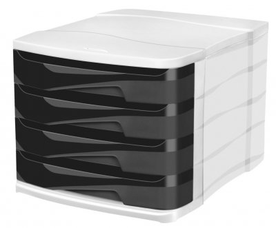 CEP   module de classement ellypse owa, 4 tiroirs, noir noir