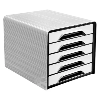 CEP   module de classement smoove classic, 5 tiroirs, blanc / noir