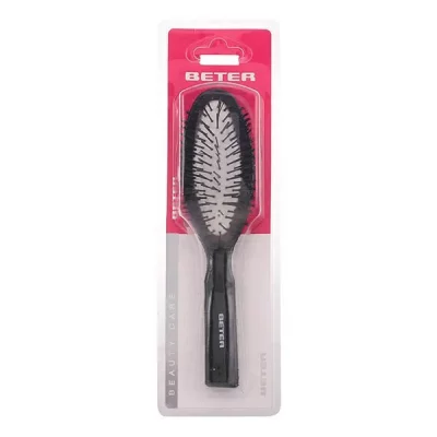 BETER CEPILLO ovalado neum&aacute;tico, p&uacute;as nylon negro 17,5 cm 1 pz