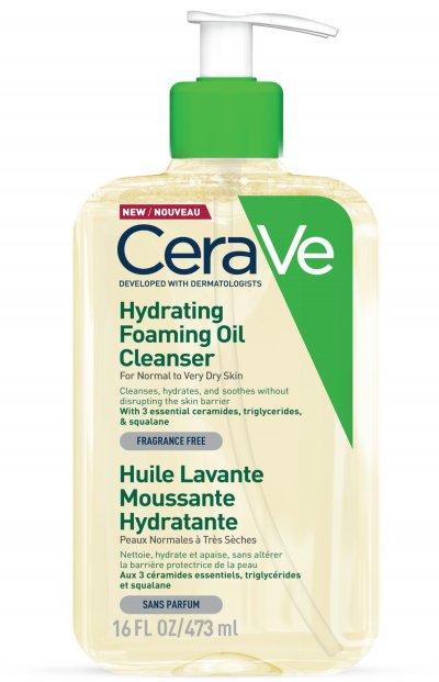 CERAVE  Huile lavante moussante hydratante flacon 473ml