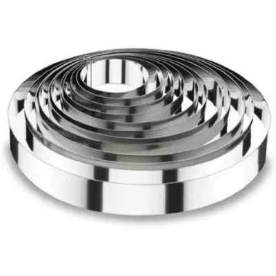 LACOR Cercle &agrave; vacherin en inox  18/10 - 22x6 cm