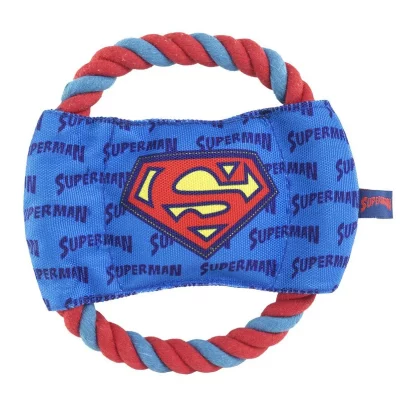 SUPERMAN Cerda Group  Rope Dog Toy Bleu