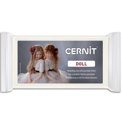 CERNIT  argile &agrave; modeler Poup&eacute;e 500 grammes blanc