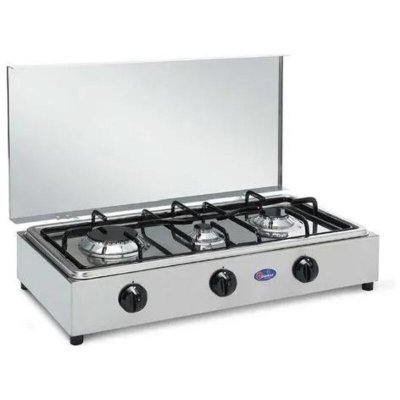 CF PARKER  300accgpm r&eacute;chaud &agrave; gaz acier inoxydable 3 br&ucirc;leurs