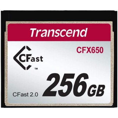 TRANSCEND CFast 2.0 256 Go CFX650 3400x (510Mb/s)