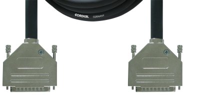 CORDIAL CFD3DDA - C&acirc;ble multipaire sub-D 25 broches m&acirc;le-m&acirc;le analogique 3 m