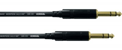 CORDIAL CFM3VV - C&acirc;ble audio jack-jack m&acirc;le st&eacute;r&eacute;o 3 m